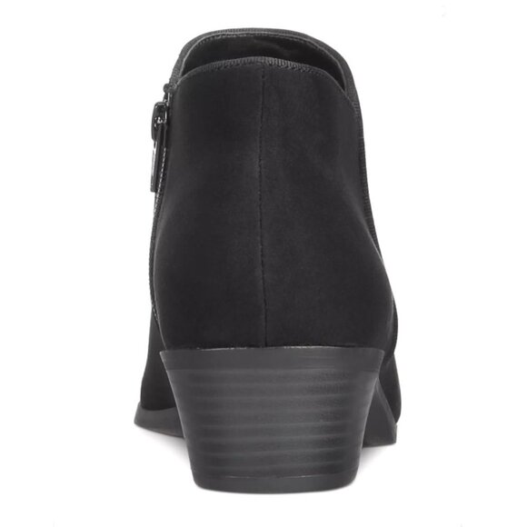 Style & Co WILEYY Women's Booties Heel Ankle Boots Black - Picture 3 of 5